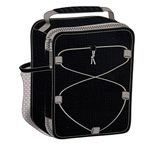 Break-Time Lunch Bag in Black with Gray Color