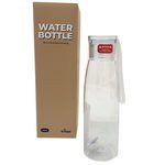 24 oz Spill Resistant Plastic Portable Water Bottle Jar with Silicone Handle in Assorted Colors