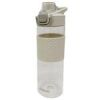 White 24 Oz Plastic Water Bottle with Safety Lock