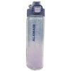 Sparkling 20 Oz Blue Plastic Water Bottle with Safety Lock and Handle