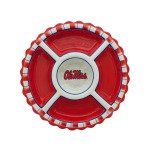 University of Mississippi Ceramic Veggie Tray
