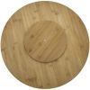 19.5" Bamboo Wood Rotating Serving Board