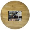 19.5" Bamboo Wood Rotating Serving Board
