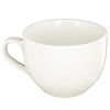 Short White Ceramic Coffee Mug