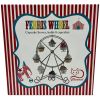 12" x 15.5" Ferris Wheel 8 Cupcake Silver Server