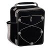 Break-Time Lunch Bag in Black with Gray Color