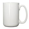 15 Oz El Grande White Ceramic Mug