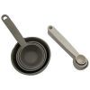 8 Piece Bamboo Fiber Measuring Cups and Spoons Set