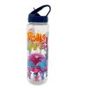 Trolls Live!  20oz Lemonade Reusable Plastic Bottle with Straw Lid