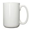 15 Oz El Grande White Ceramic Mug
