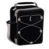 Break-Time Lunch Bag in Black with Gray Color